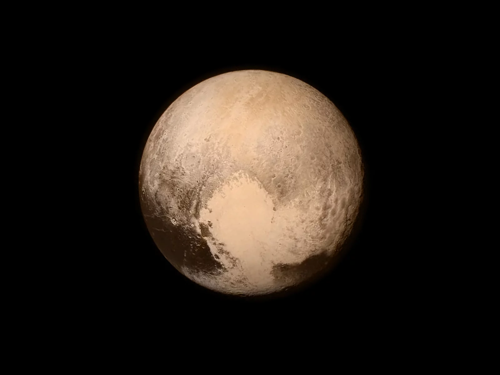 Pluto size