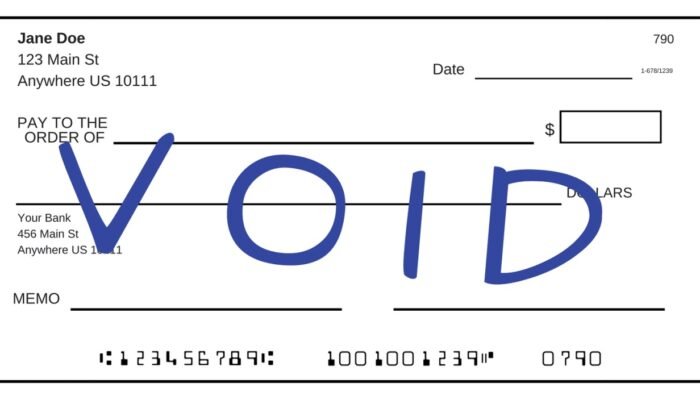 How to Void a Check