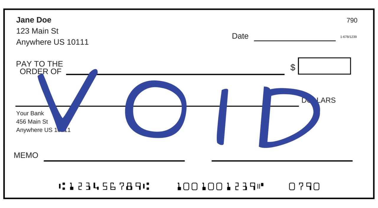 Void a Check