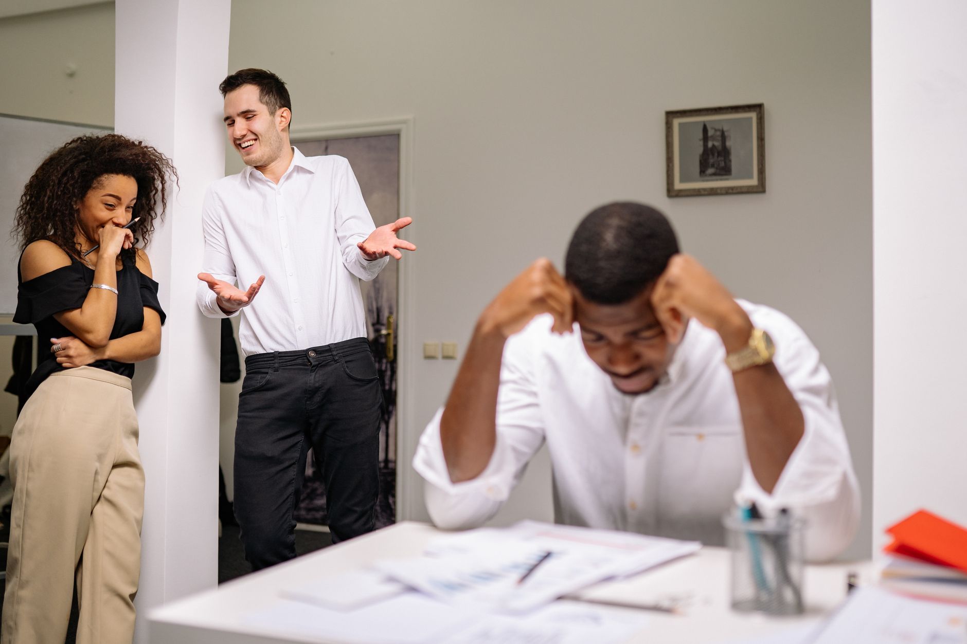 Illustration of Awkward work moments that will make you cringe instantly