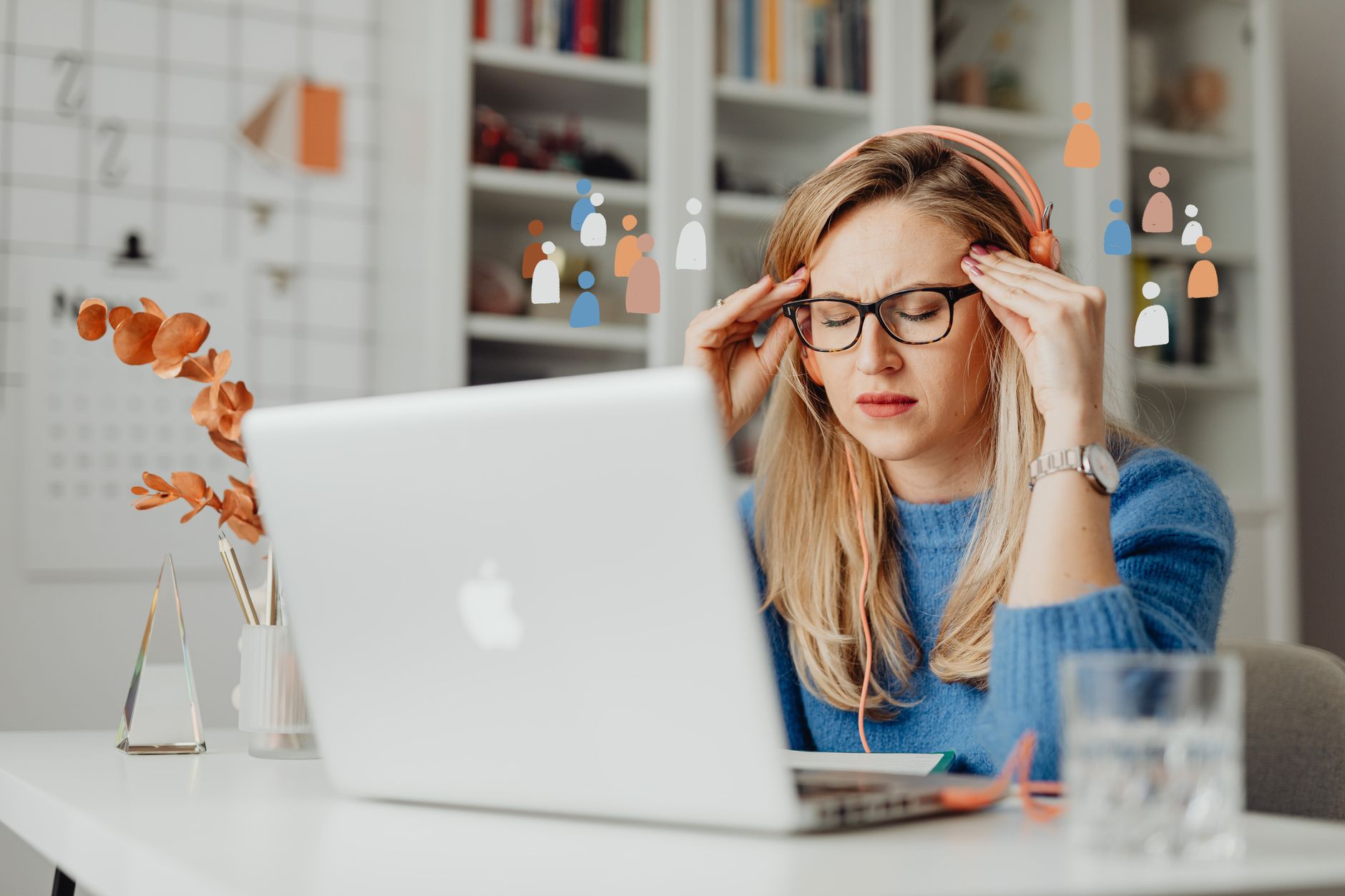 remote work brain health illustration for Remote Work and Brain Health: Habits That Protect Focus