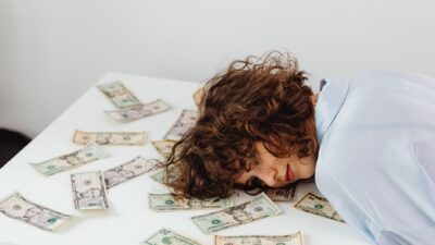 financial anxiety illustration for Why Gen Z Feels Broke Even on High Salaries